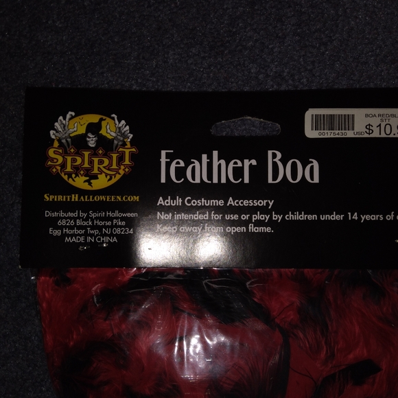 NWT Spirit Halloween Feather Boa - Picture 4 of 5